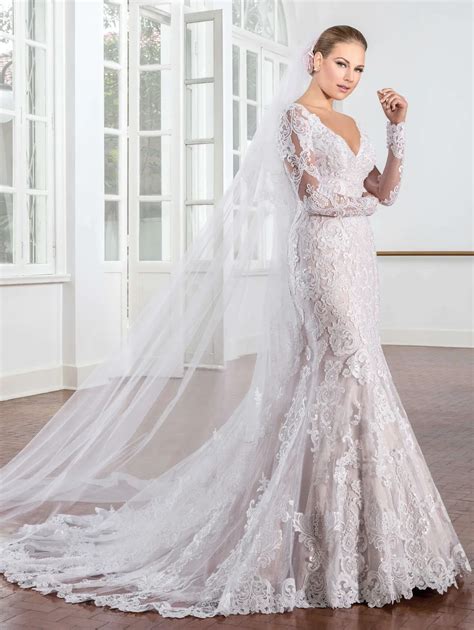 eslieb vintage lace appliques wedding dress 2019 high end custom made lace mermaid wedding