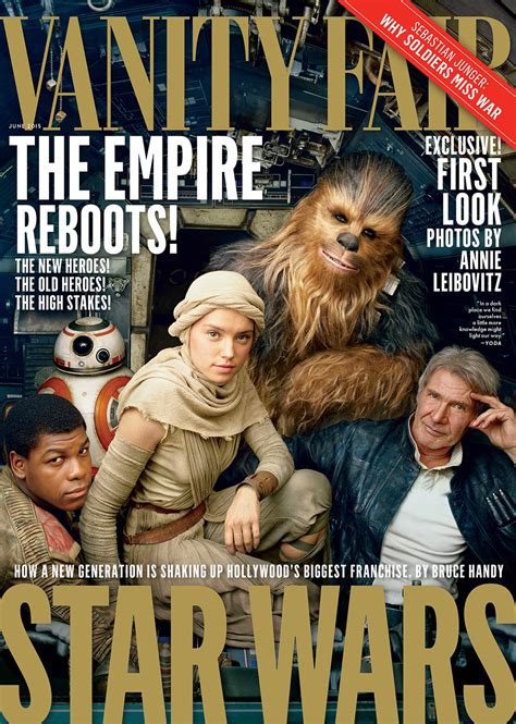 Star Wars The Force Awakens Cast Celebrated On Vanity Fair Cover Cnet