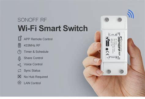 Sonoff Basicr2 Smart Rf Control App Remote Control Light Switch Diy Module