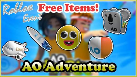 Get All These Free Ugc Items In Ao Adventure Roblox Youtube