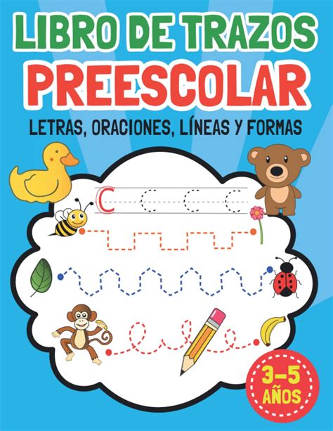 Buy Libro De Trazos Preescolar Un Cuaderno De Actividades Infantiles