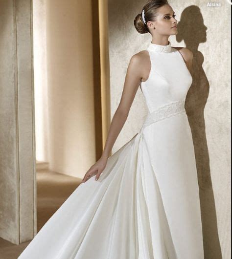 Elegant Turtleneck Wedding Dress Turtleneck Wedding Dress Pronovias