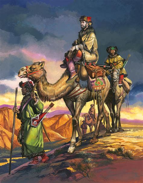 Marco Polo Crosses The Persian Deserts From The Travels Of Marco Polo