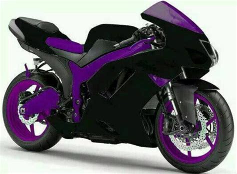 Purple Motorbike Purple Motorcycle Motorcycle Purple
