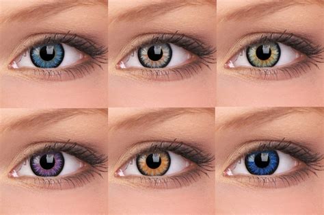 Coloured Contact Lenses Get Those Blue Eyes That You