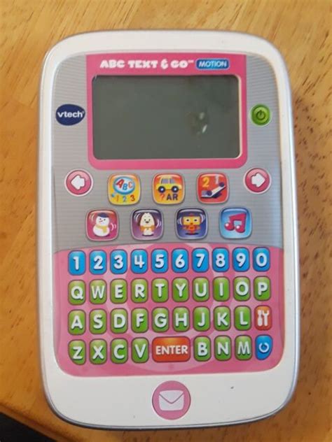 Vtech Abc Text And Go Motion Pink Tested Used Ebay