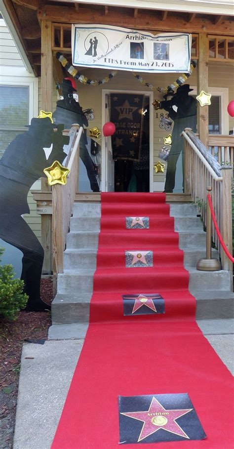 Red Carpet Theme Decorations Another Entrance Way Hollywood