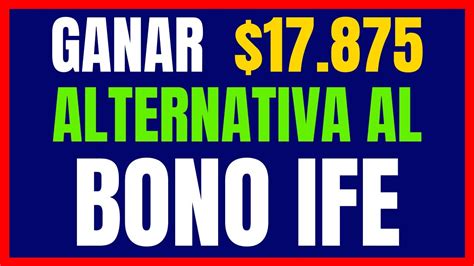 El ife es de $ 10.000, no mensual ya que se dio en tres oportunidades a lo largo de cinco meses. $16.875 LA Alternativa Al BONO IFE Anses (Ingreso ...