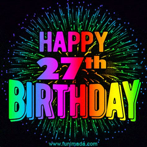 Happy 27th Birthday Animated S