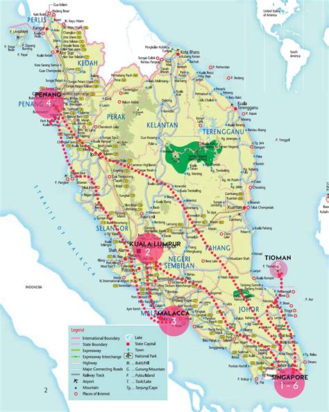 World Map Singapore And Malaysia Map Of World