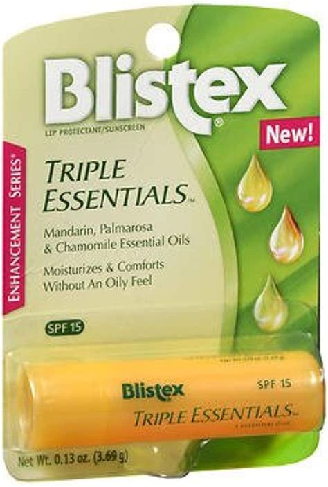 Blistex Triple Essentials Lip Protectantsunscreen Spf Be Sure