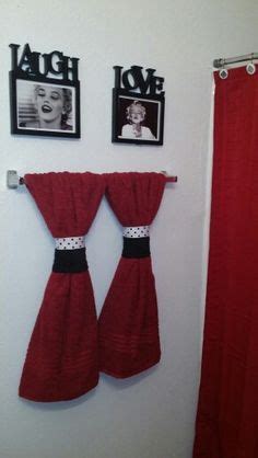 Shop for decorative towels for bathroom online at target. Cheap Black white and red marilyn monroe themed apartment ...