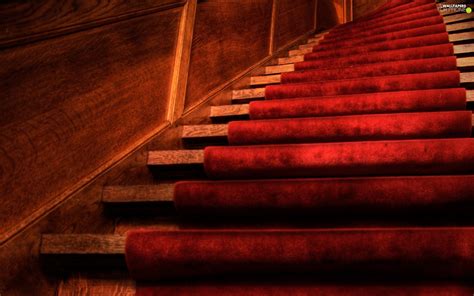 Carpet Stairs Red For Phone Wallpapers 1920x1200