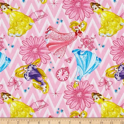 Disney Princess Chevron Toss Fabric From Springs Creative By The Yard