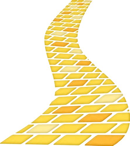 The Yellow Brick Road Clipart Yellow Brick Road 445x500 Png Download