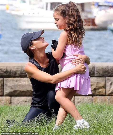 Jodi Gordon Beams As She Larks Around With Daughter Aleeia Six At The