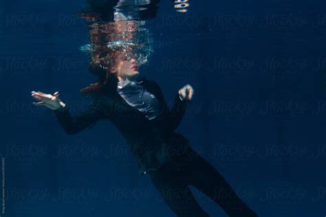 Woman Underwater Breathe By Stocksy Contributor Anna Berkut Stocksy
