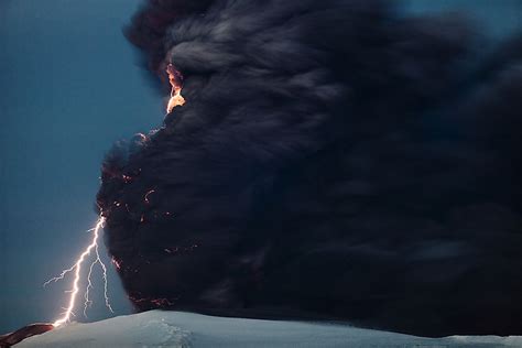 What Causes Volcanic Lightning Worldatlas