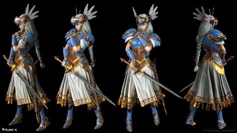 Valkyrie Profile Lenneth Posed WIP By MeganeRid On DeviantArt Zbrush Pinterest Art And