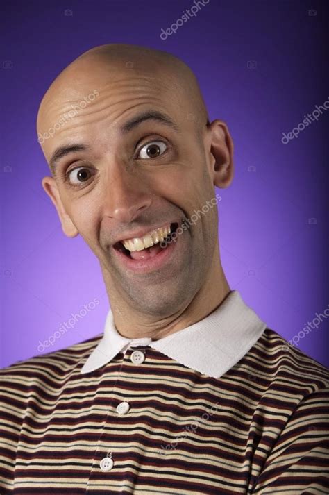 Funny Bald Man Stock Photo By ©focusarg 94008946