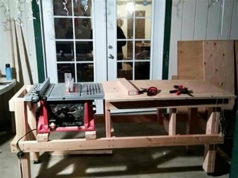 How To Make Saw Table Extension By Anna Craftlog