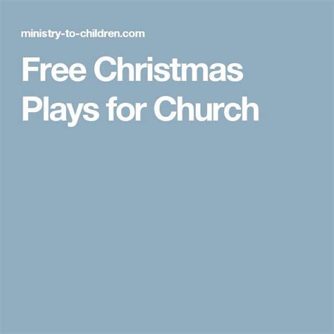 Free Christmas Plays For Church Christmas Play Christmas Plays For