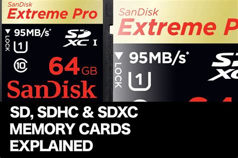 Sd Sdhc And Sdxc Memory Cards Explained F Stop Lounge