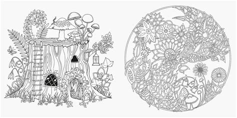 enchanted forest coloring pages