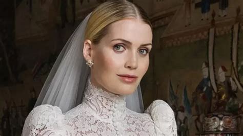 Princess Dianas Niece Lady Kitty Spencer Stuns In Breathtaking Wedding Dress As She Weds
