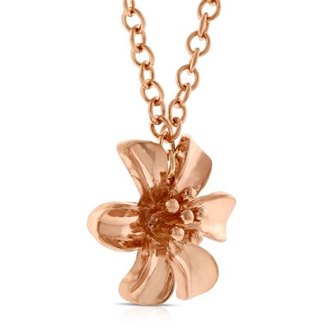 Rose Gold Flower Pendant 14k Ben Bridge Jeweler