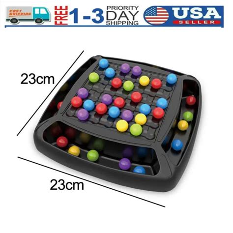 Rainbow Ball Elimination Board Game Logical Thinking Puzzle Play Toy