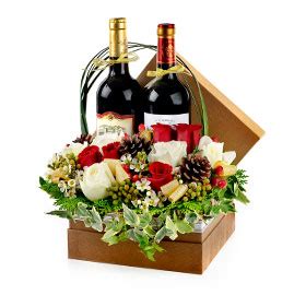 Our elegant wine gift baskets are complemented by sweet & savory snacks that will have them raising a glass in gratitude. Wine Hampers Singapore Delivery - Angel Florist