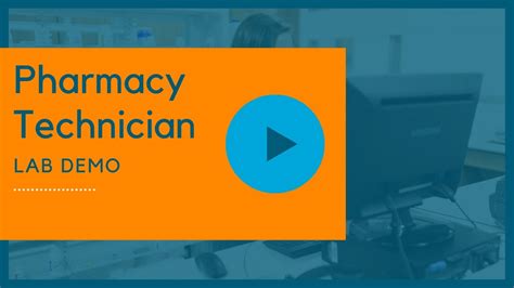 Pharmacy Technician Skills Demo Youtube