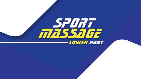 Sport Massage Lower Part Planforfit