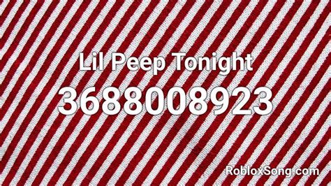 Lil Peep Tonight Roblox Id Roblox Music Codes