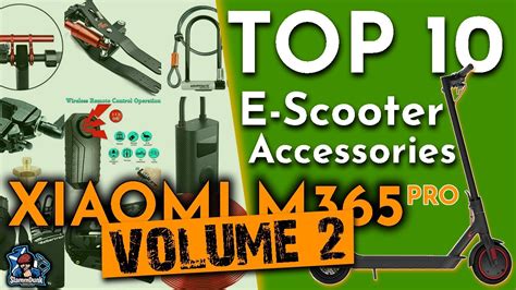 10 BEST Accessories for ELECTRIC SCOOTERS [Volume 2] - YouTube