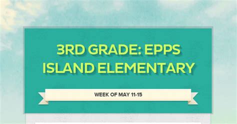 3rd Grade Epps Island Elementary Smore Newsletters