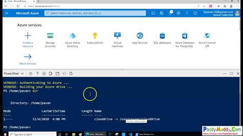 Learn Azure Cloud Shell And Execute Powershell Script Azure Portal