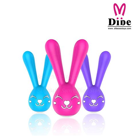 2017 Dibe Waterproof Silicone Rabbit Vibratorsnipple Massager G Spot Clitoris Stimulator 6