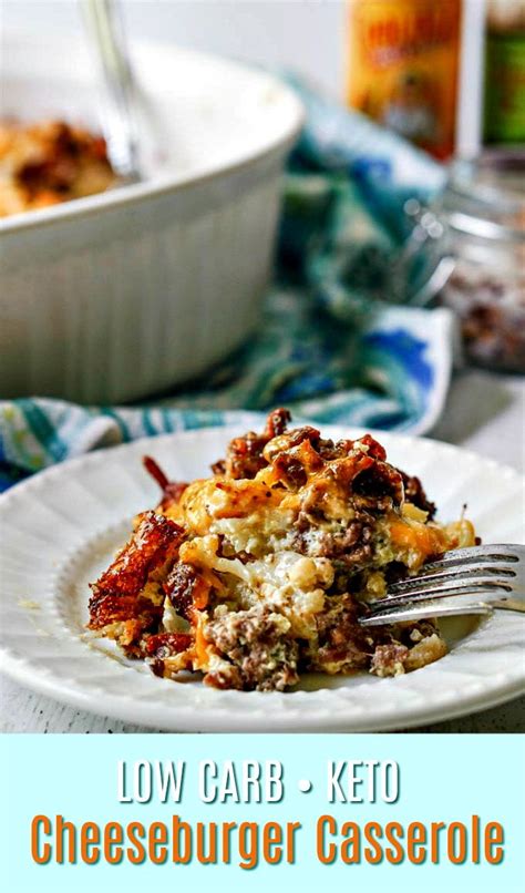 This cheeseburger casserole is sure to be a hit ,it resembles hamburger helper just with out all the added gunk! Keto Cauliflower & Cheeseburger Casserole - low carb ...