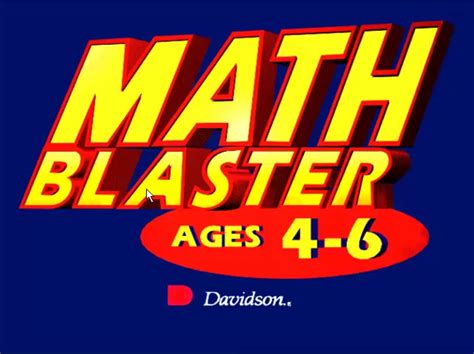 Math Blaster Ages 4 6 Old Games Download