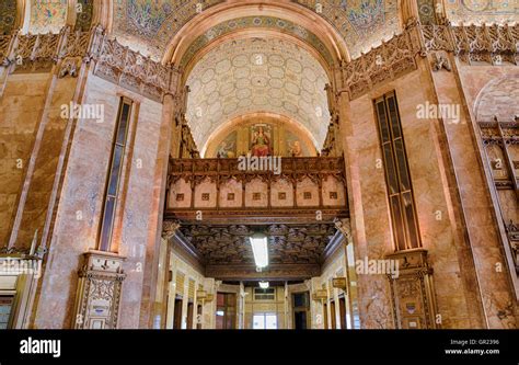 Interior Of Lobby In The Landmarked Woolworth Building Designed By
