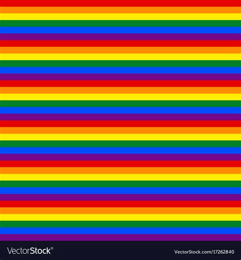 seamless pattern in colors lgbt rainbow flag vector image