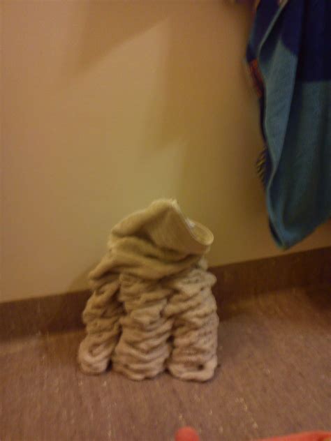 My Towel Fell Down On The Floor And Formed Some Kind Of Golem