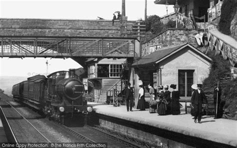 Liskeard Train In The Station 1907 Francis Frith