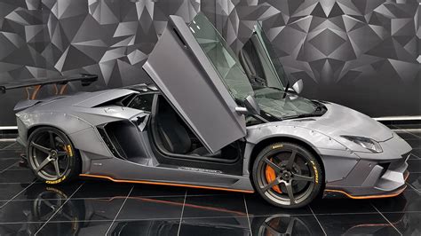 Lamborghini Aventador Grey Satin Wrap Wrapstyle
