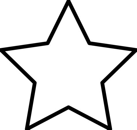 Free Star Line Art Download Free Star Line Art Png Images Free