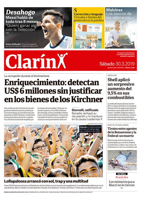 Diarios Argentinos Portadas Del Dia 24 05 2021 Sitio Oficial Clarin
