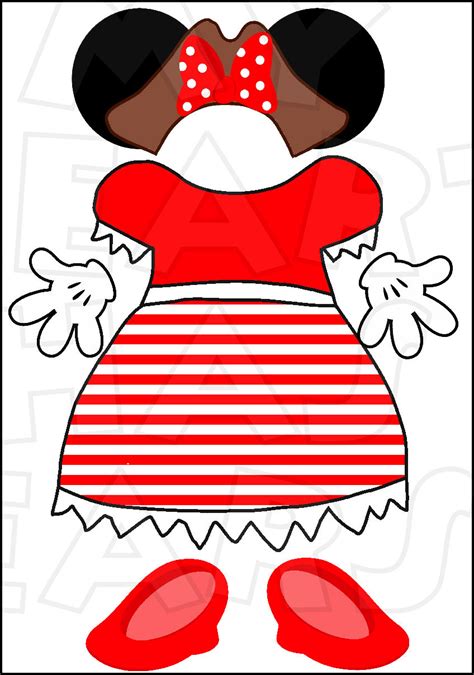 Minnie Mouse Dress Rear Facing Clipart 20 Free Cliparts Download