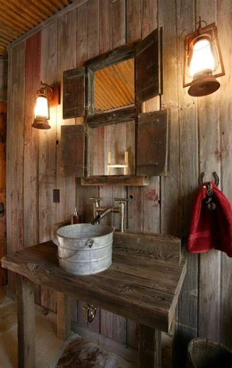 Country interior design for a small bathroom. 46 Bathroom Interior Designs Made In Rustic Barns